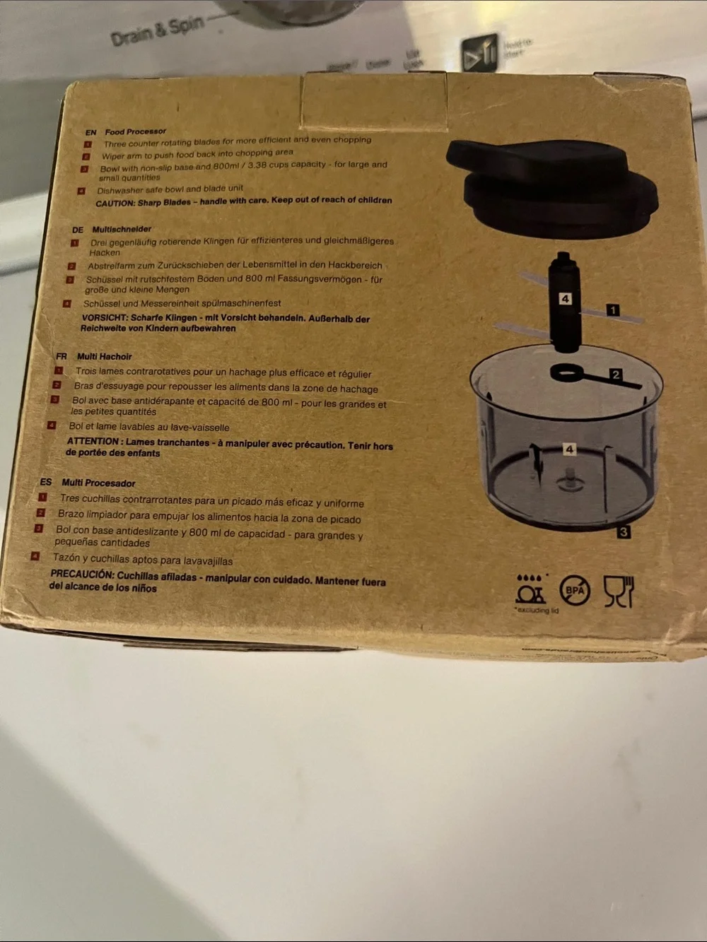 Easy Pull Food Processor - Zyliss